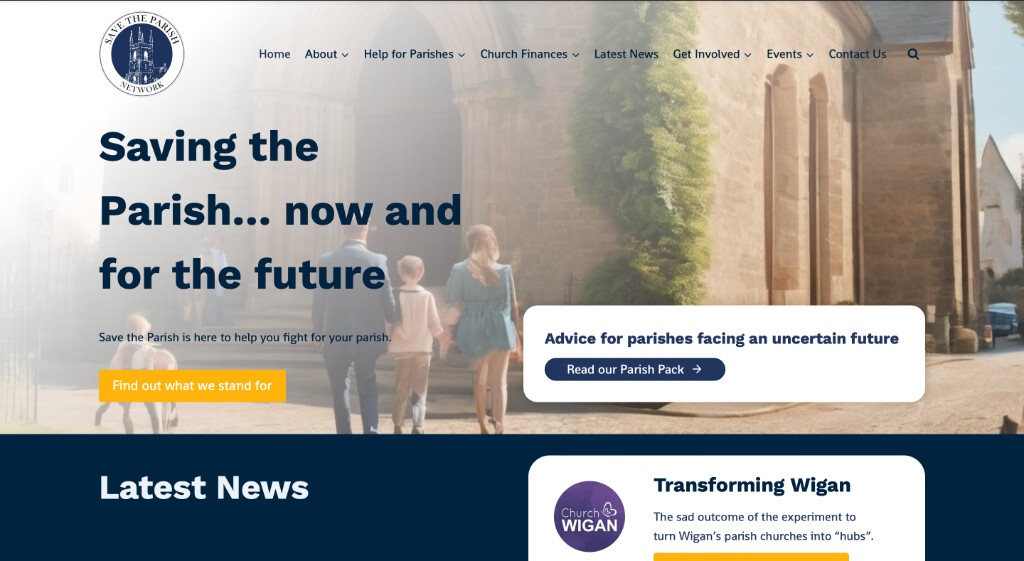 Save The Parish website