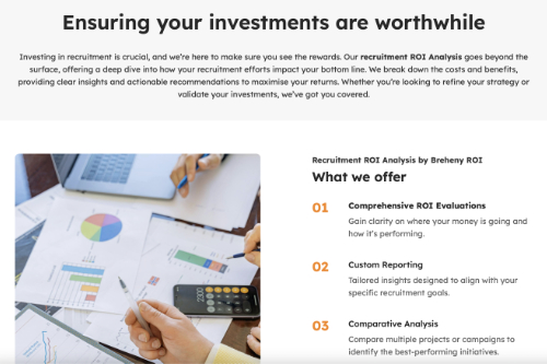 Breheny ROI Analysis page